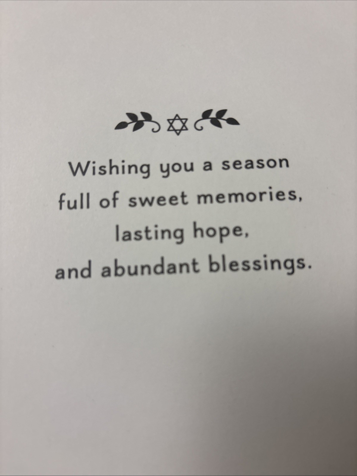Happy Passover Abundant Blessings Sweet Memories 5”x7” Hallmark Greeting Card