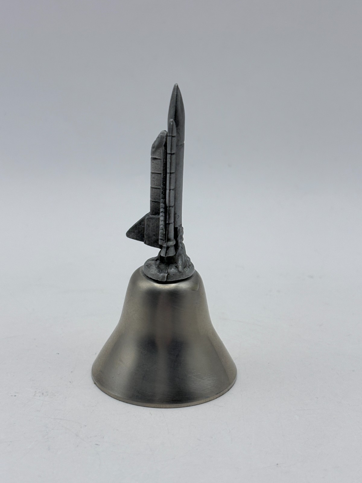 Vintage NASA Souvenir Pewter Bell 3.25" Tall - SPACE SHUTTLE