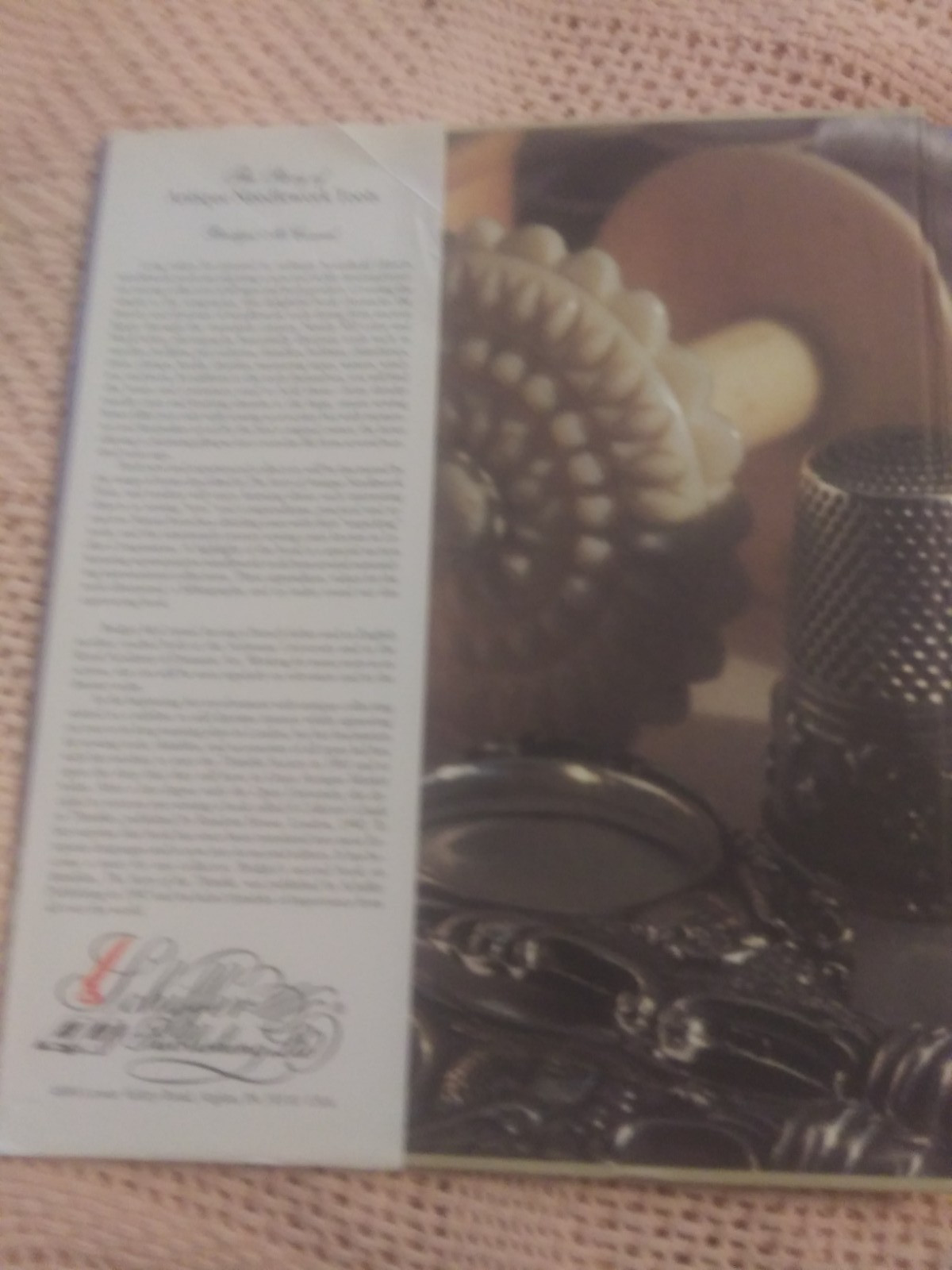 The Story Of Antique Needlework Tools By Bridget McConnell~1999 Hardcover Book