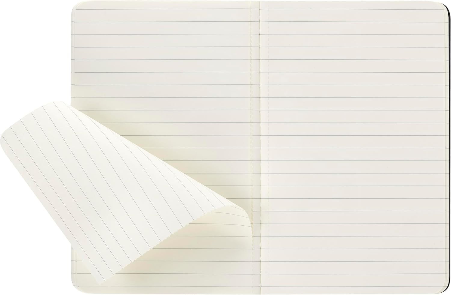 3 Pack Moleskine Cahiers Pocket Journal 3.5" x 5.5" Ruled Lined Black Soft Cover