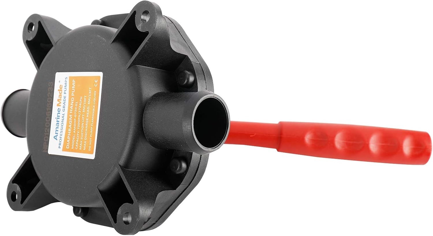 720GPH Boat Manual Hand Bilge Waste Water Transfer Pump Diaphragm Self-priming