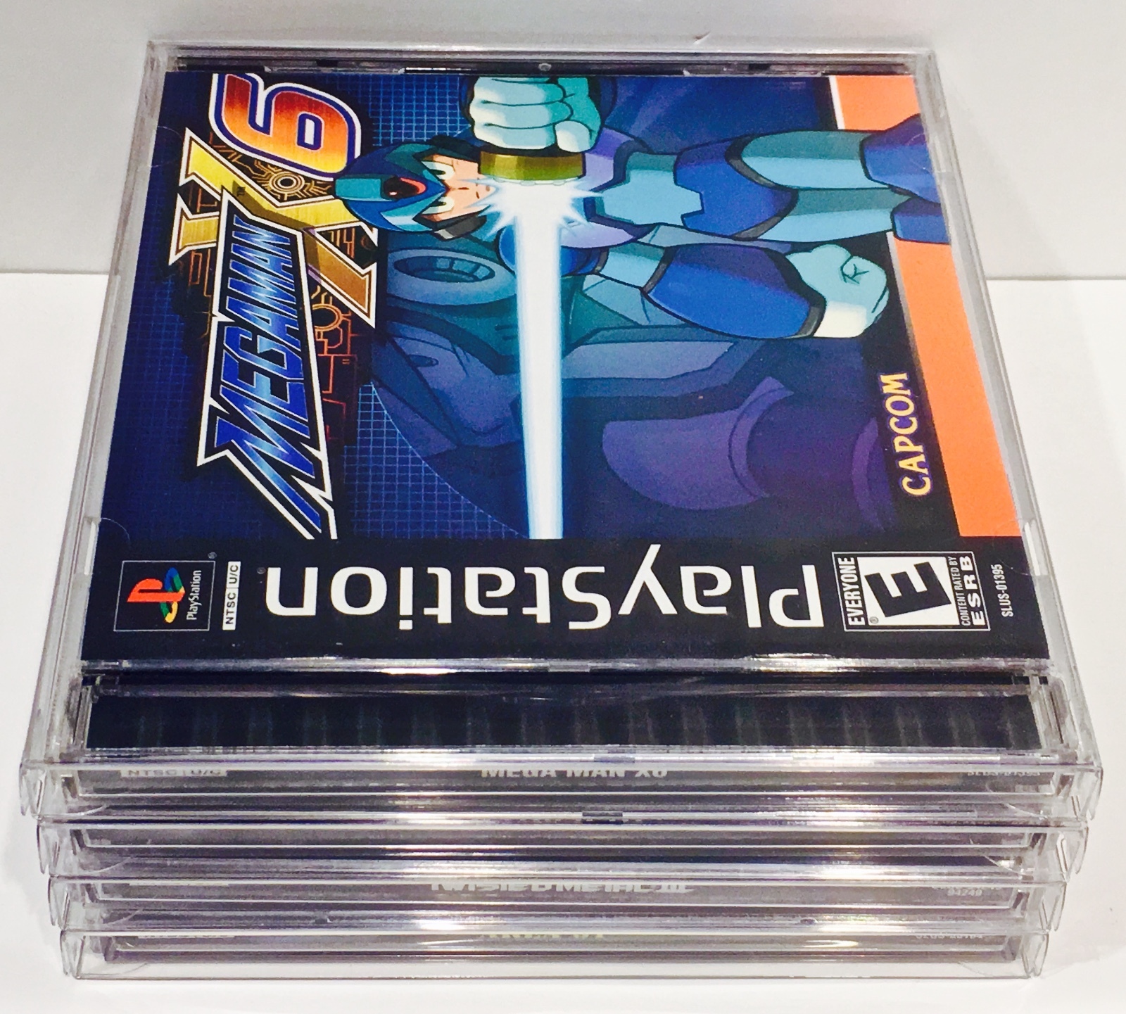 10 Box Protectors for PLAYSTATION 1 PS1 Video Games. Custom Clear Display Cases