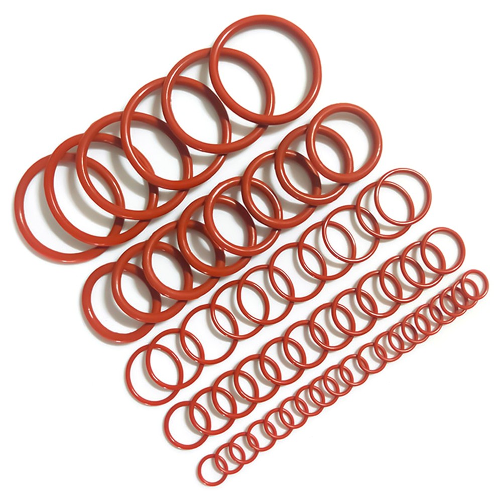 Silicone Rubber O Rings Metric Food Grade 4mm Cross Section 4mm-72mm ID O Ring