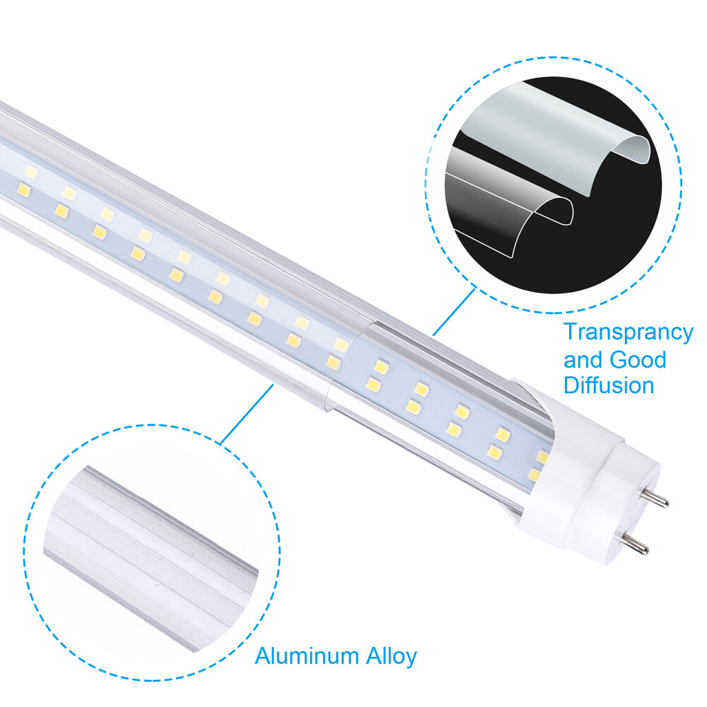 4FT G13 Bi Pin LED Tube Light Bulbs 18W 22W 28W 4Foot Led Shop Light 5000K-6000K