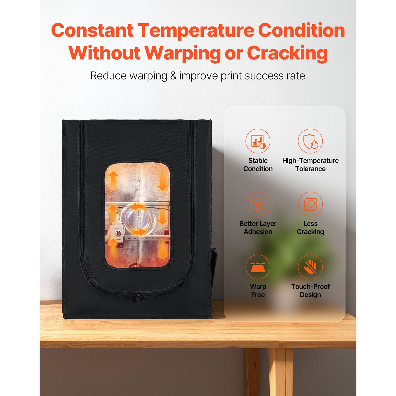 Uimoso 3D Printer Enclosure LED for Compatible Creality/ELEGOO/Anycubic Models