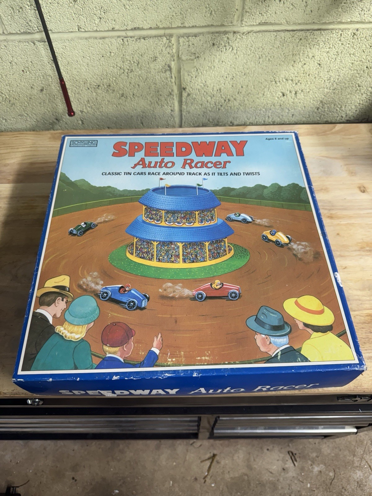 Schylling Speedway Auto Racer Five Tin Cars