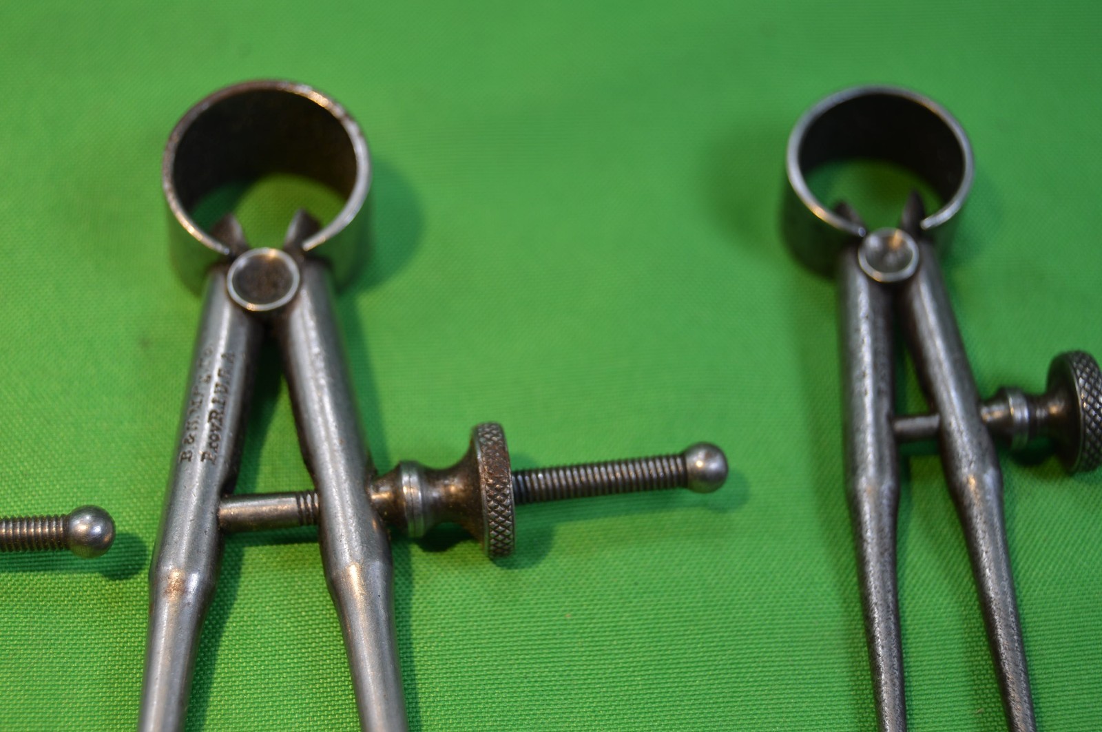 4 Vintage Brown & Sharpe Compass Calipers,Leg Divider,Different Sizes,Y