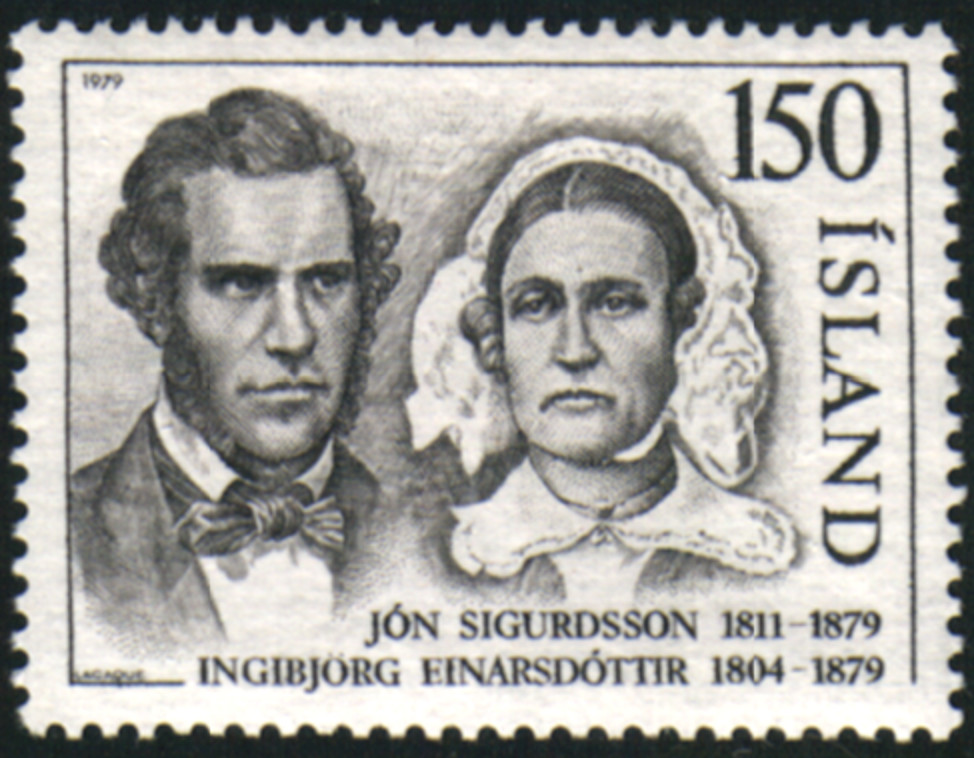43461  Iceland Stamp Scott #517 Sigurdsson, Einarsdottir Mint NH Pristine Gum