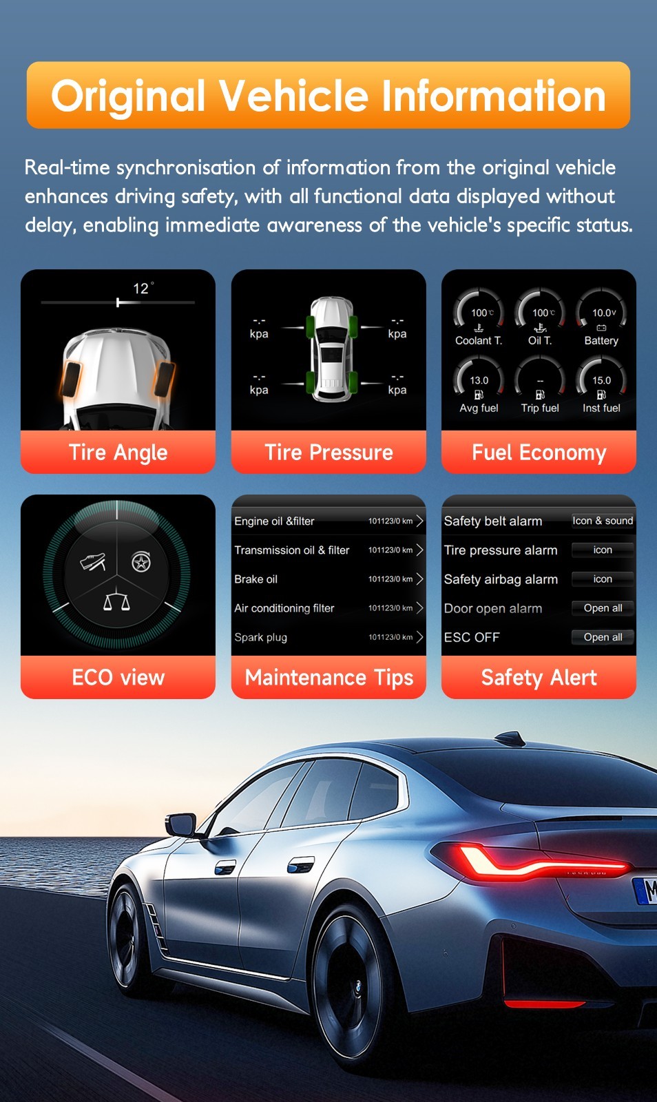 12.3" LCD Digital Instrument Cluster For W205 15-18 /GLC X253 2016-2019 US Stock