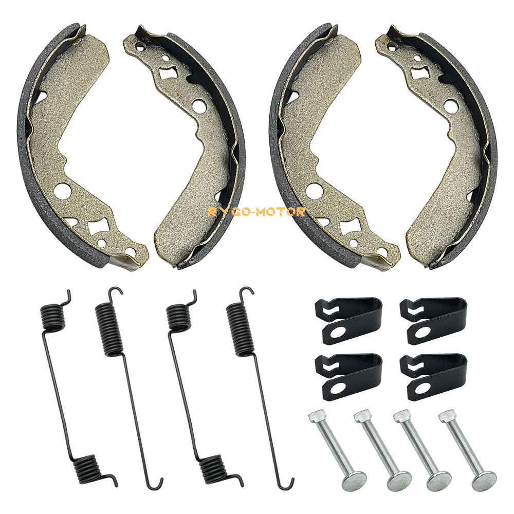 Front & Rear Brake Wheel Cylinders w/Shoes for Kawasaki KAF300 Mule 500 520 550