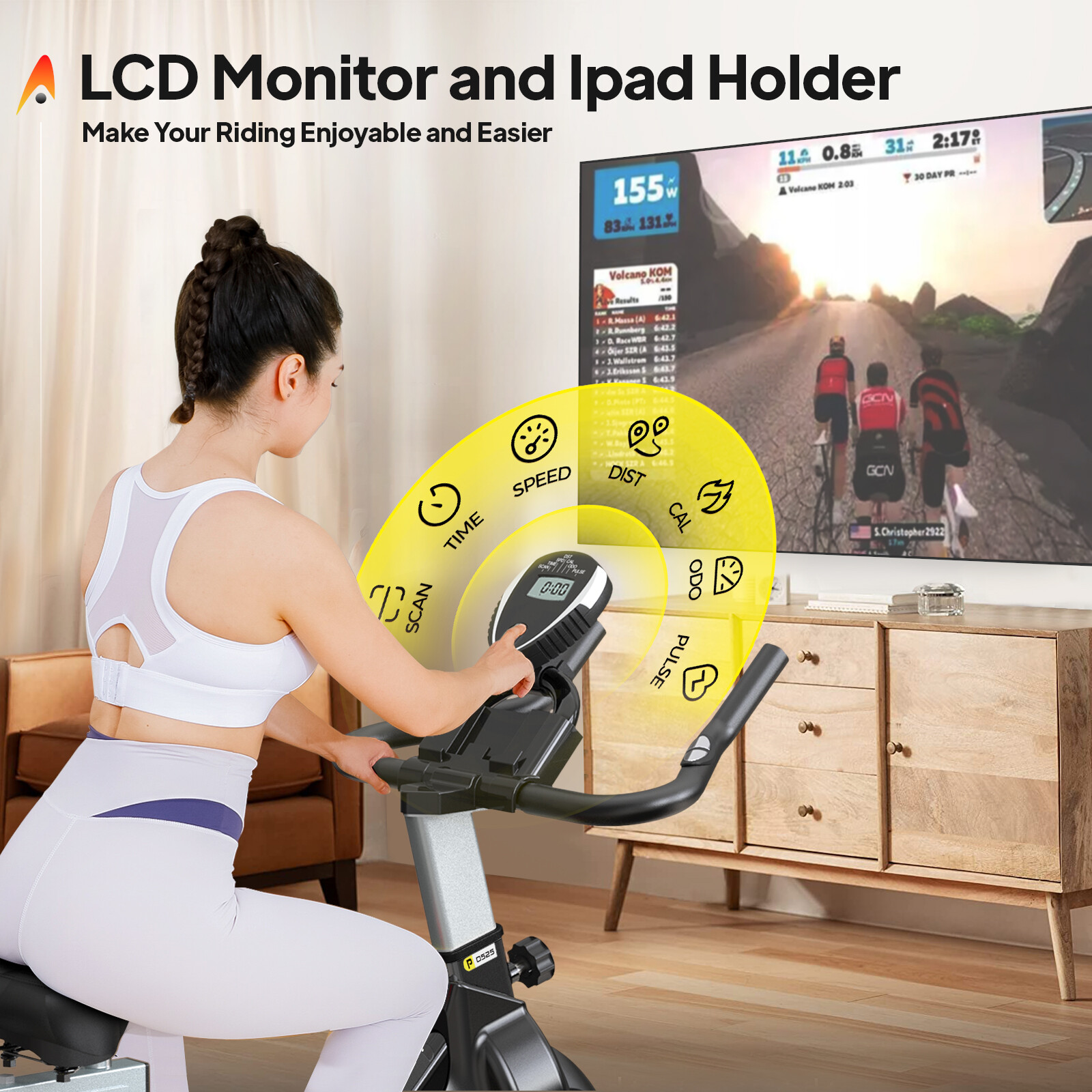 Home Indoor Exercise Bikes Pro Fitness Cardio Cycling Bike Stationary Bike Cycle