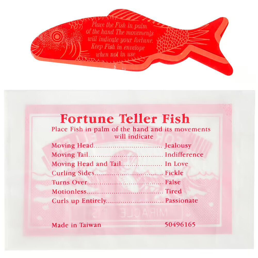 576 FORTUNE TELLER MIRACLE FISH MAGIC TELLING PALM READING TRICK PARTY FAVORS