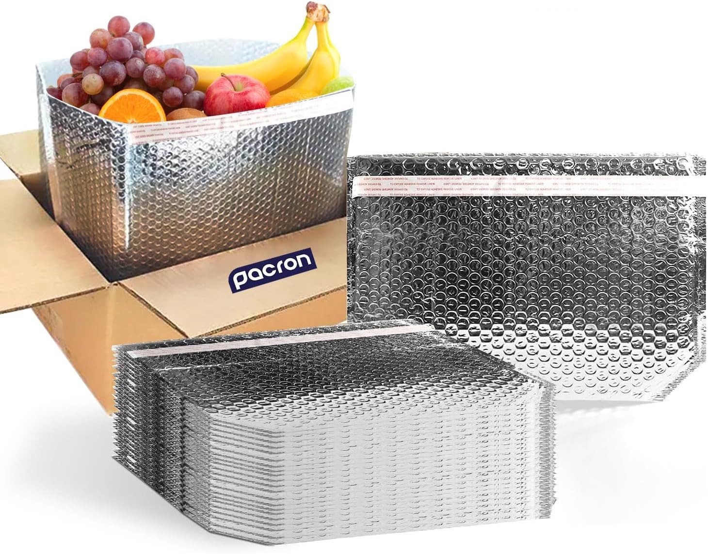 Insulated Box Liners Thermal Bubble Bags Food Shipping Multi Size
