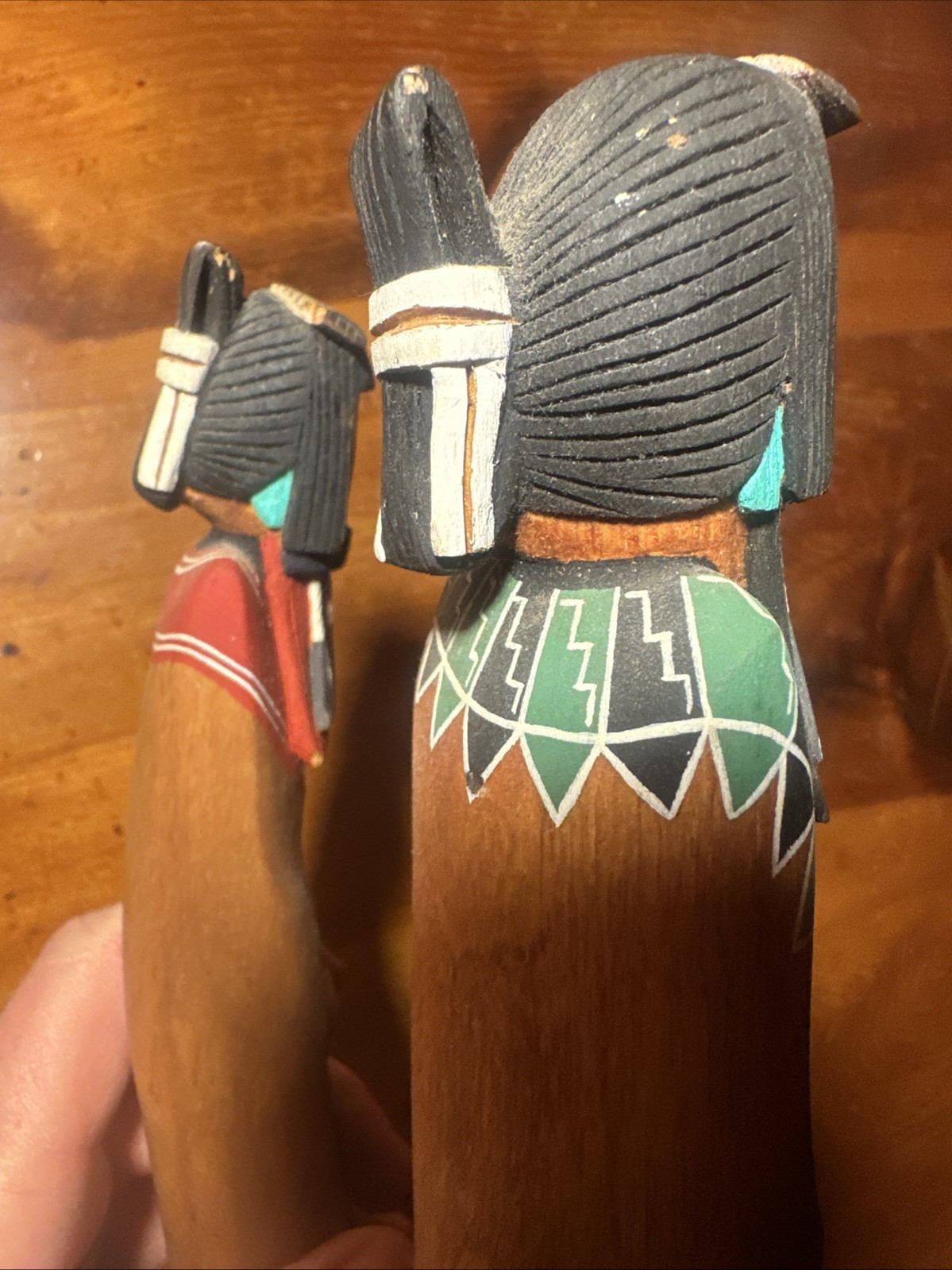 Dewayne Ahownewa Hopi Kachina Carved Wood Dolls Hopi Arts 2nd Mesa Arizona Vtg