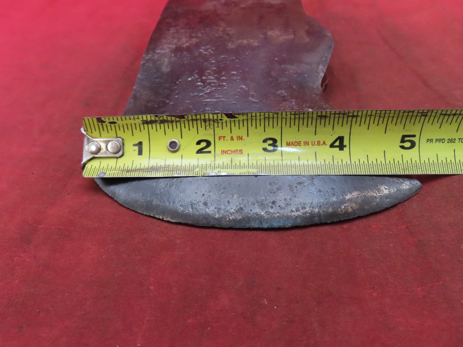 VTG ANTIQUE PLUMB ROUND LUG JERSEY ROCKAWAY PATTERN 3 lb 4 oz AXE HEAD TOOL