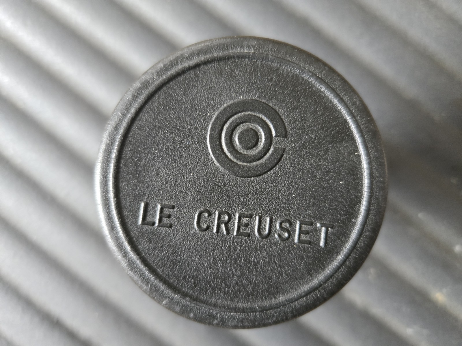 Le Creuset 9” Inch Square Matt Black Cast Iron Panini Press
