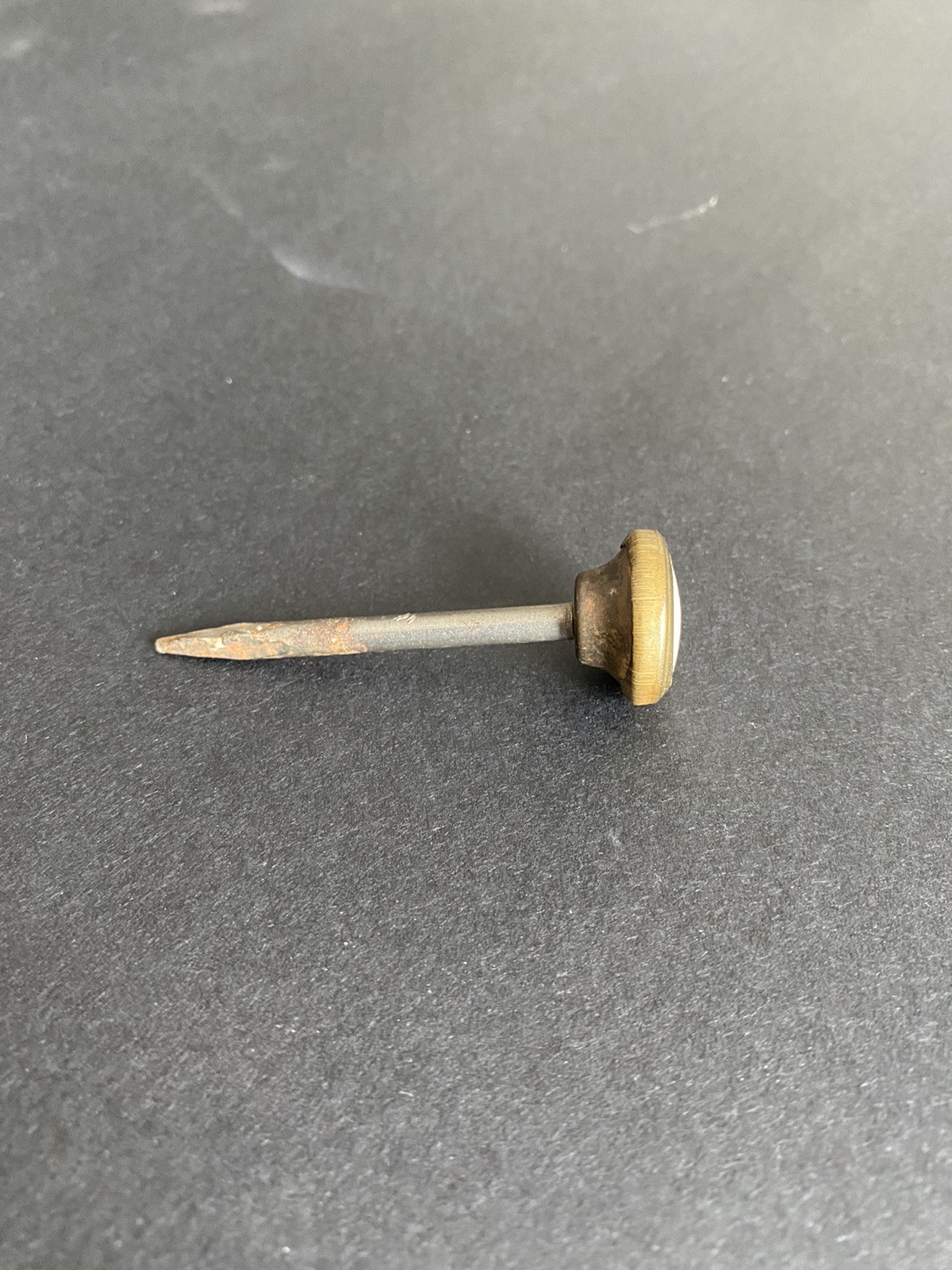 Vintage Victorian Porcelain Picture Hanging Nail- 2 3/4”