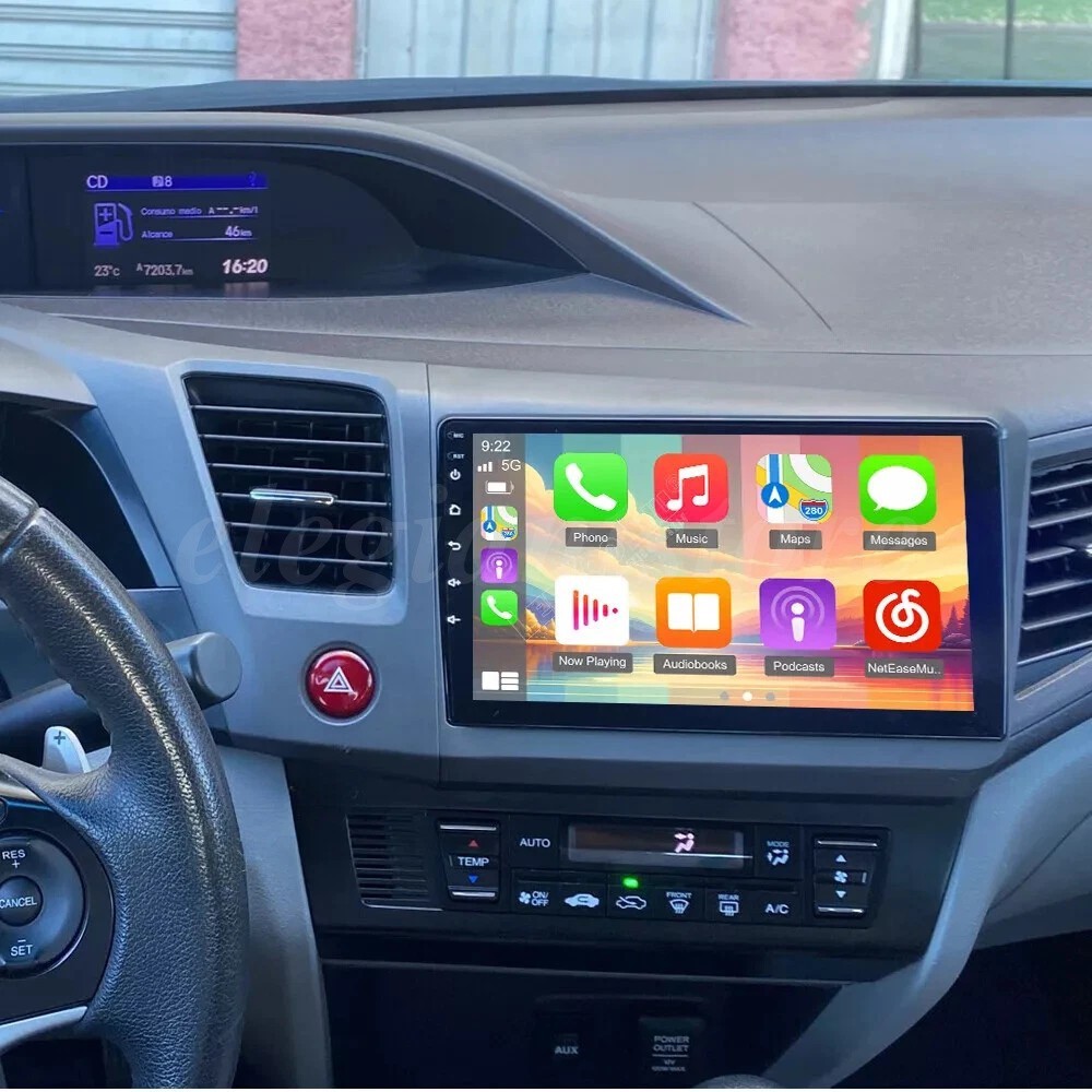 Apple Carplay For 2012-2015 Honda Civic Car Stereo Radio Android GPS Navi