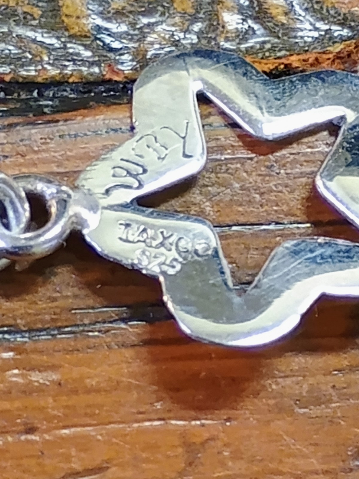 Taxco Mexico 21 Celestial Star Links Chain 21" Necklace 19g 925 Sterling Silver