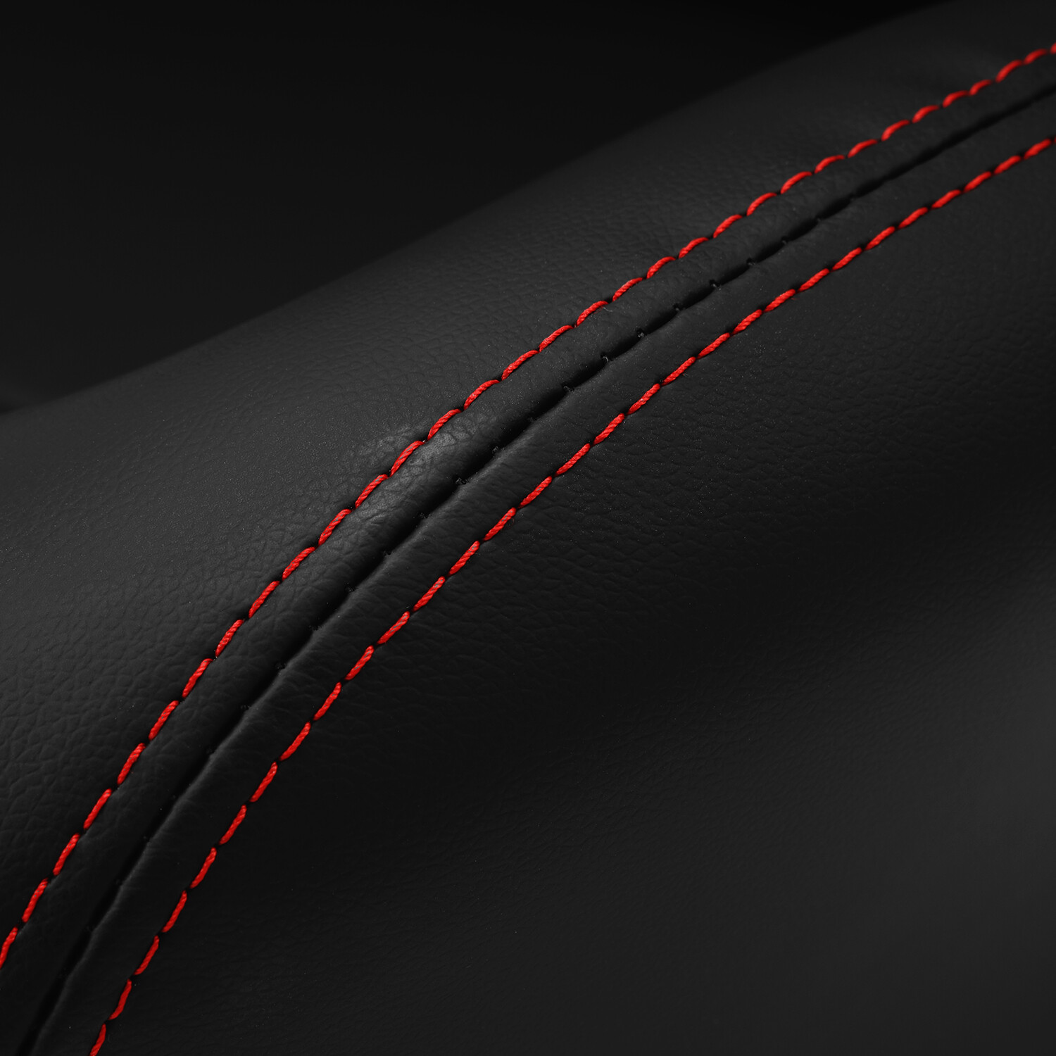 1 Pair Universal Black PVC Leather Easy Reclinable OBS Style Seats Car Seats