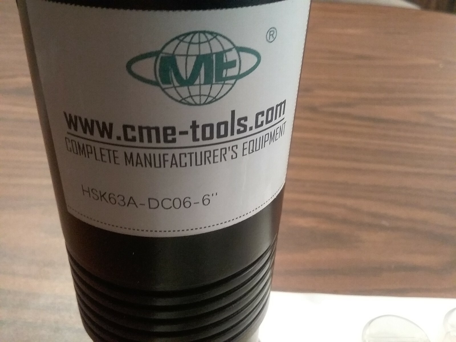 Slim Fit Collet Chuck HSK63A-DC06-6" & 3 Collets 1/8",3/16",1/4" #HSK63A-DC06-6