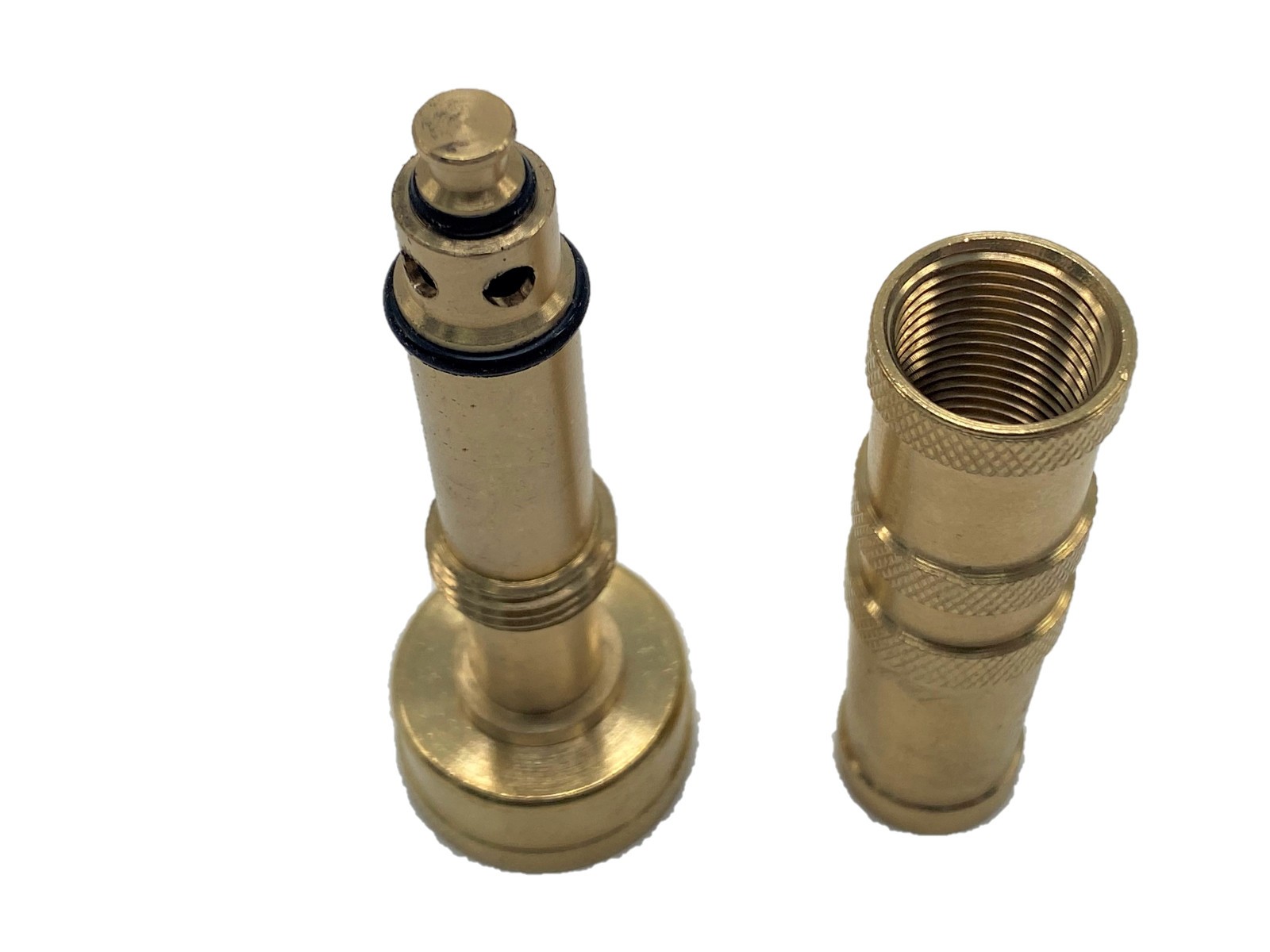 Solid Brass Garden Spray Nozzle 4" Adjustable Twist Water Hose USA Stock 2 PACK