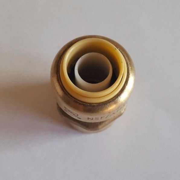 1 Pc. 1/2" Push Fit X 1/2" Female NPT Adapter, Push Fit Female Adapter