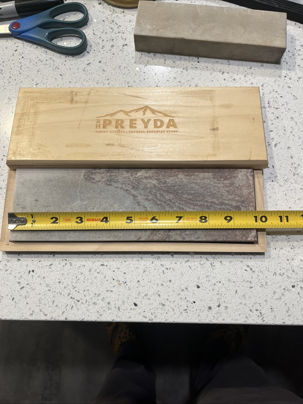 RH Preyda 10” X 3” Soft Arkansas Stone Custom