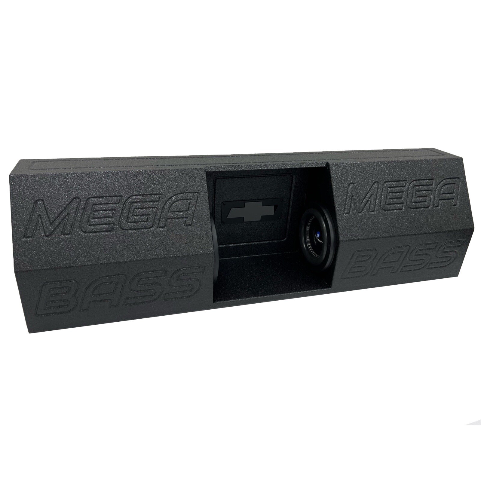 Universal Single Regular Cab Subwoofer Box 2x8” Ford Gm Bolero Style Mega Bass