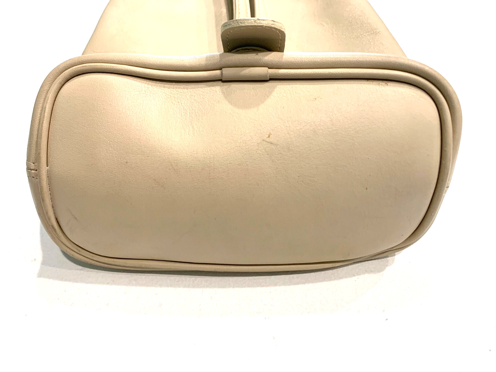 VTG COACH 4162 Ivory 100% Glove Tanned Leather Backpack Handbag Authenticated