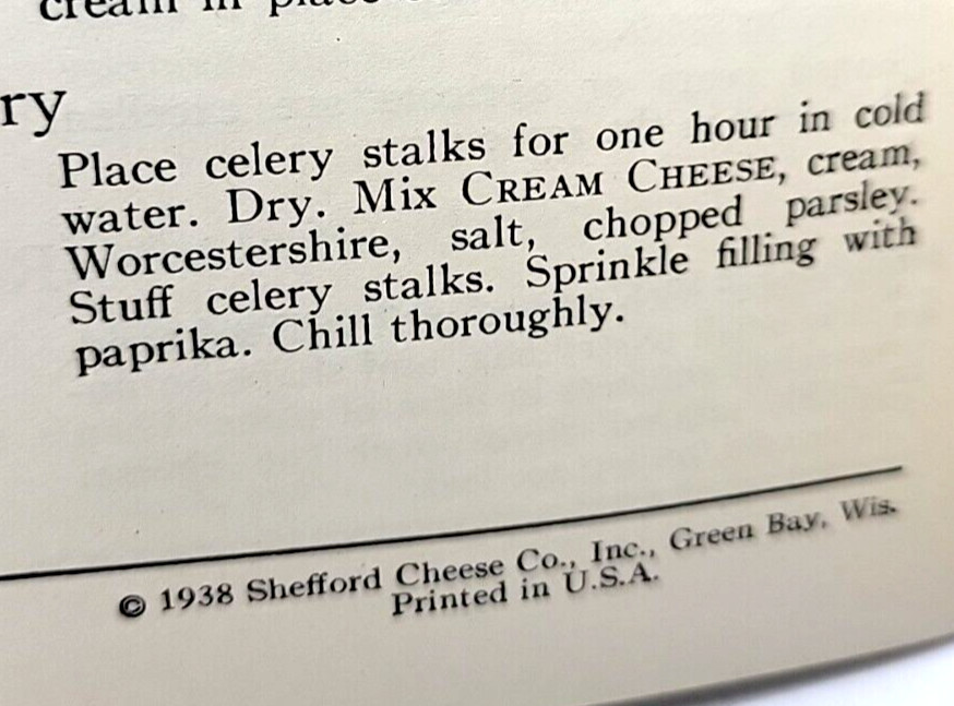 Vintage 1938 Shefford Cheese Recipes Advertising Booklet Alberta Winthrop