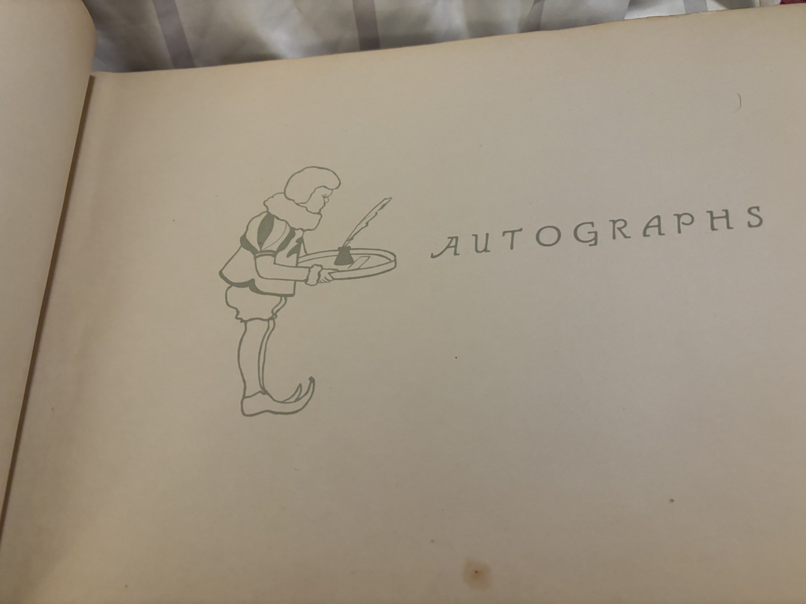 Antique 1923/24 High School Memories Scrapbook Felt Letter Invitations Playbill