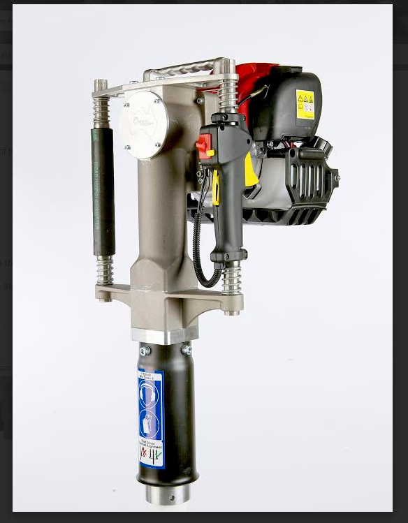 REDI BOSS Gas Powered Post Driver with Honda Motor, New