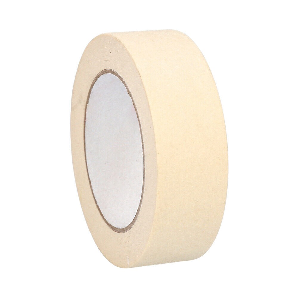 32 Rolls White General Purpose Masking Tape 70Mm x 60 Yards Premium Tape 4.9 Mil