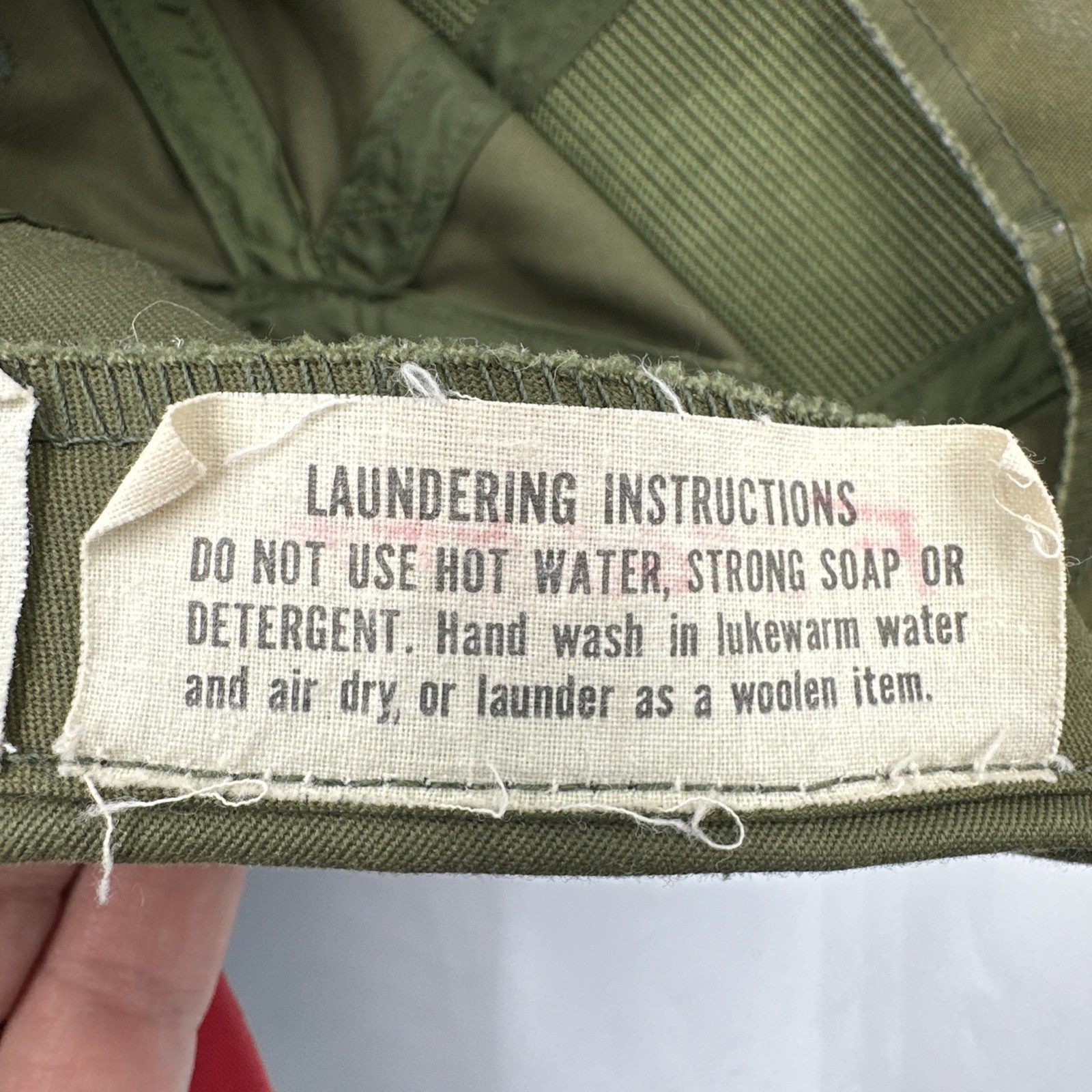 Vintage Army Vietnam? Era US Military OG-106 Hot Weather Field Hat Cap Sz 7 1/4