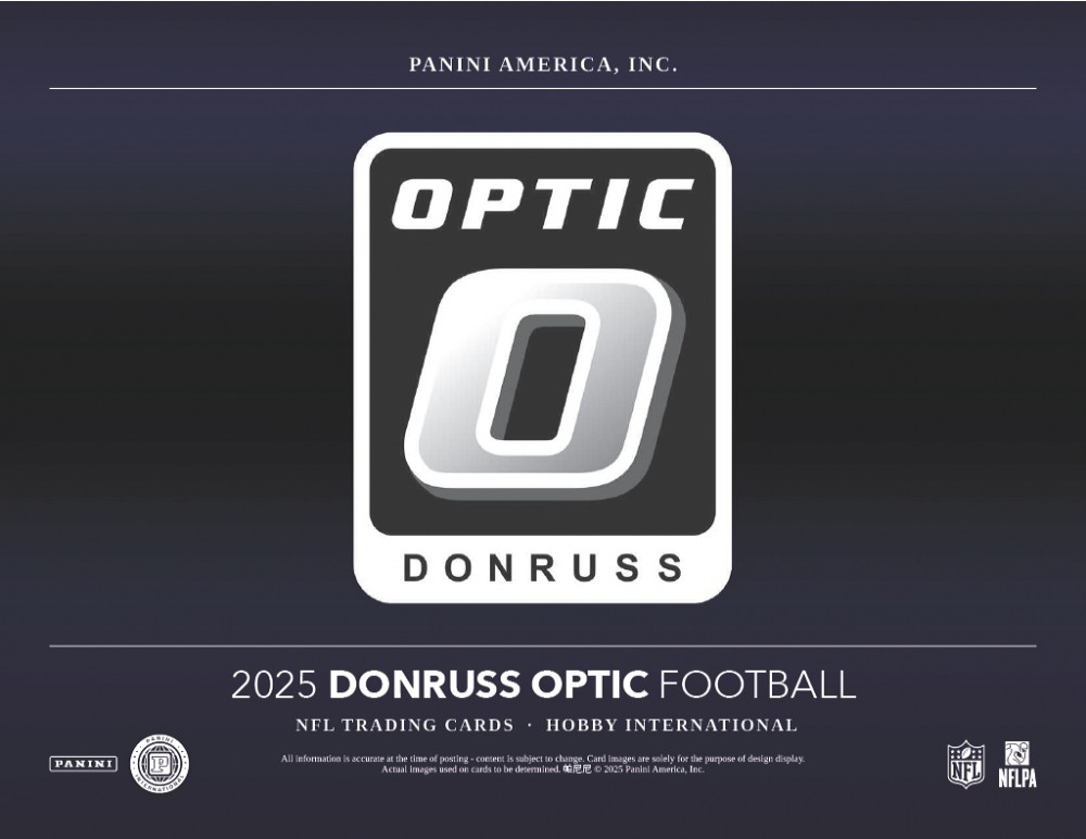 2025 Panini Donrus Optic NFL Hobby International Factory Sealed Box