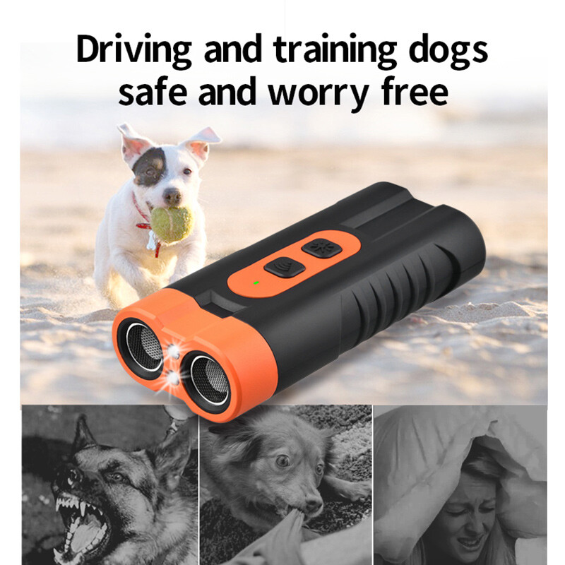 Dog Barking Deterrent Device Portable Ultrasonic Bark Control Repeller Silencer