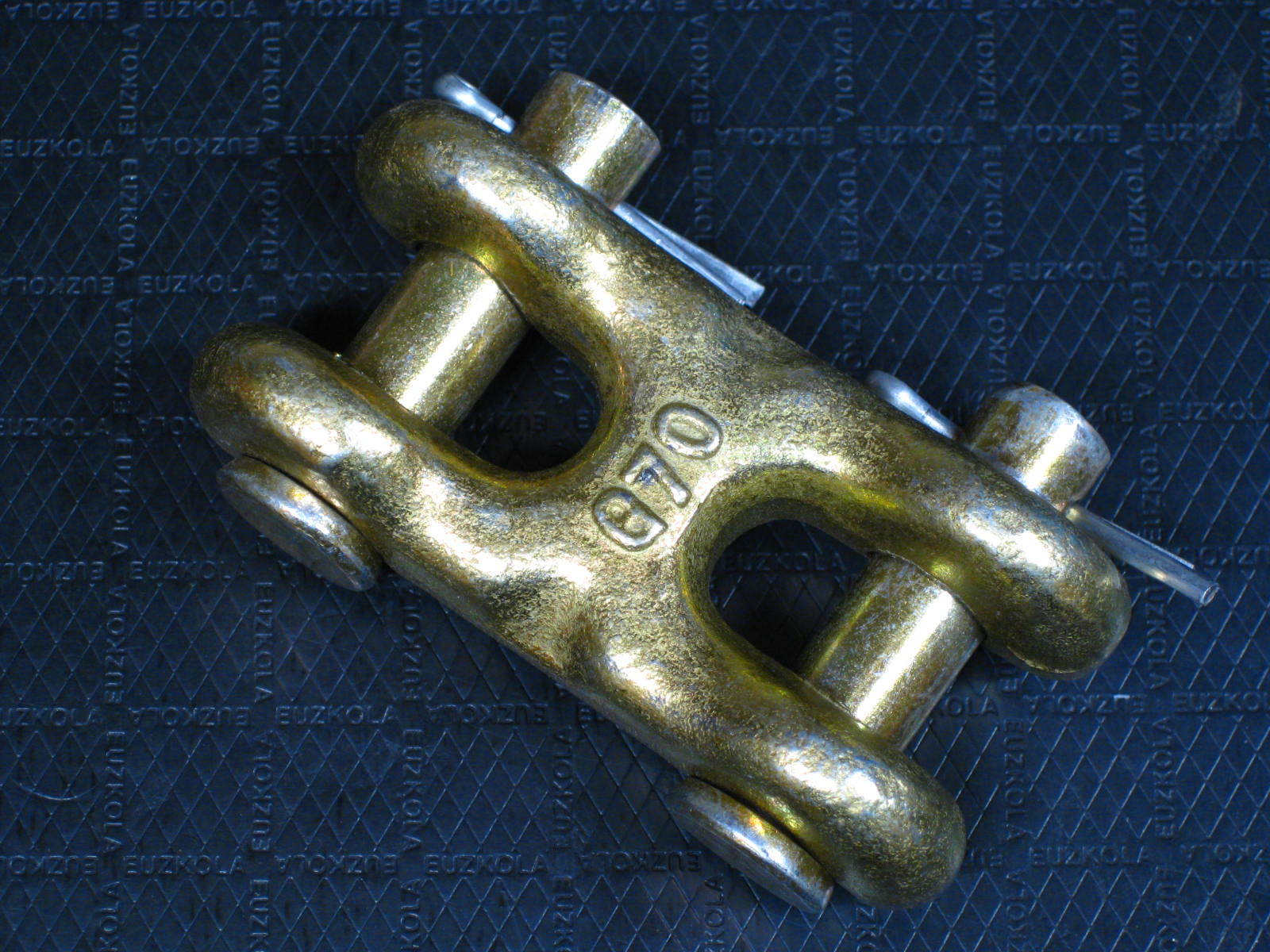 6pk 5/16" G70 Chain Double Clevis Mid Link Chain Repair Link Trailer Tow Hauling