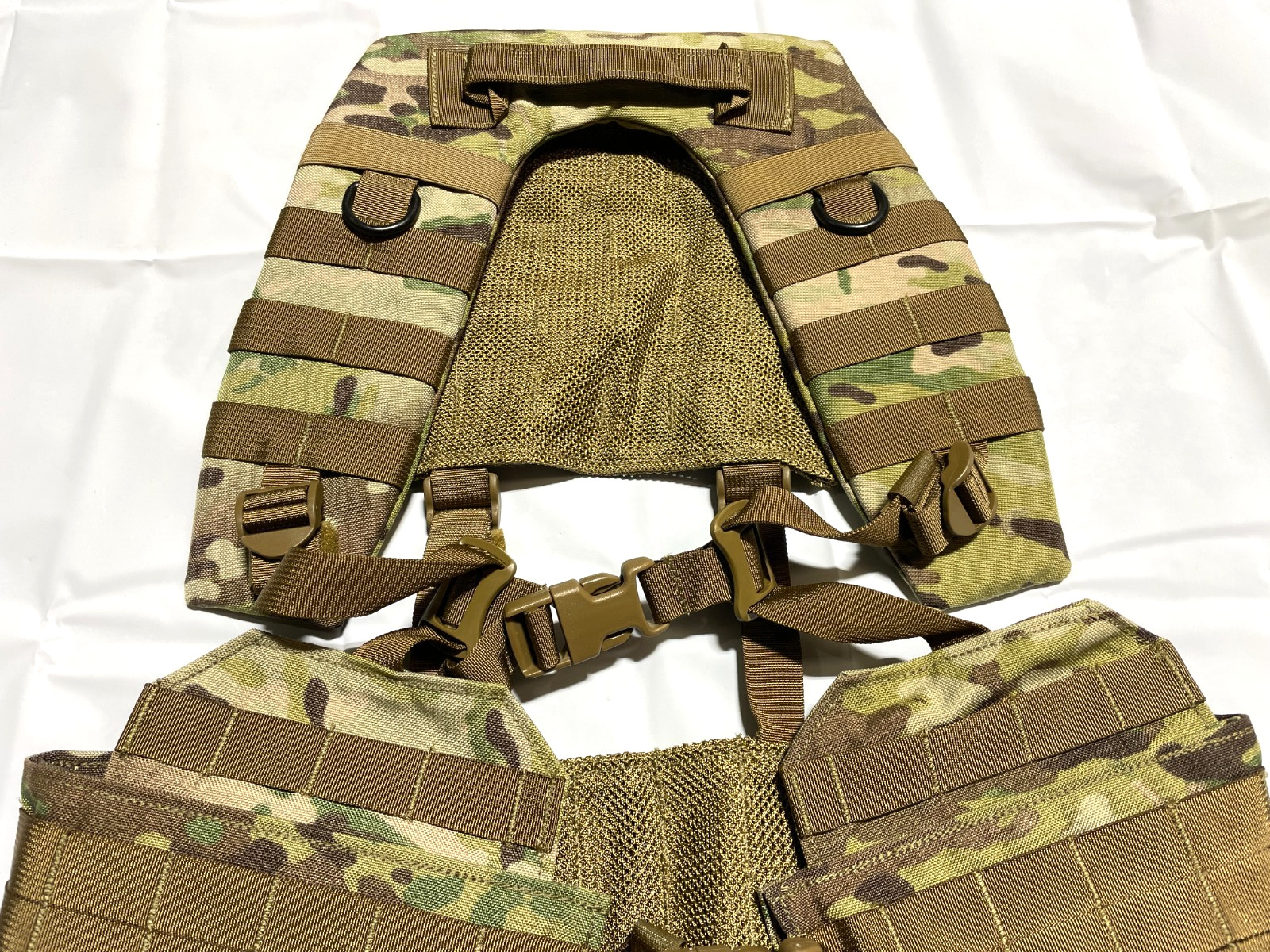 US Army OCP Multicam DFLCS V2 Load Carrying Gear Vest - H Harness - LARGE - NEW