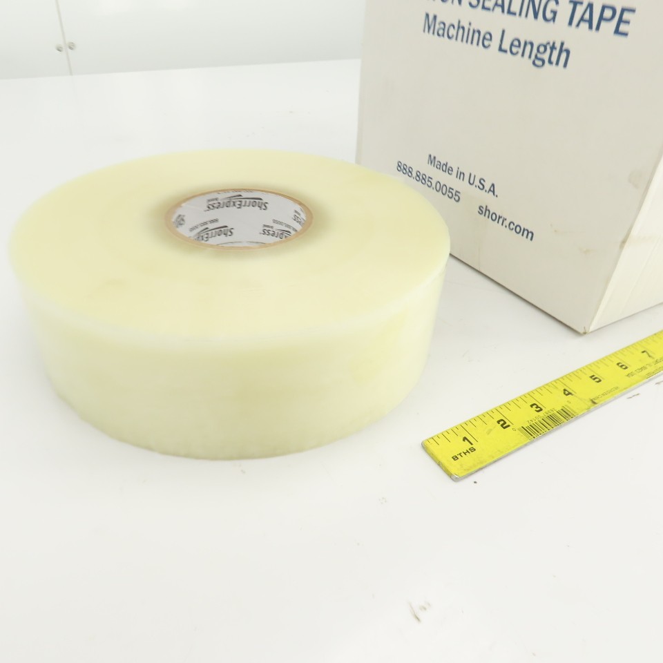 ShorrExpress 15120011 Carton Sealing Tape 72mm x 914m 1000YRD Clear 4 Rolls/Case