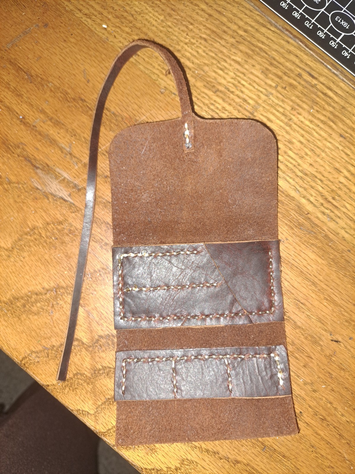 Colonial Style Flint Wallet For Blackpowder Rifles Revolutionary War Fur Trade