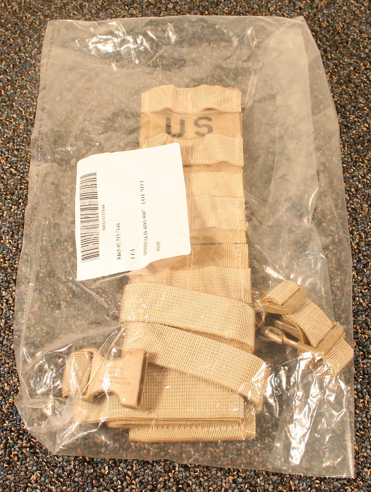 Desert Tan MOLLE Drop Leg Extender NEW Military Issue Holster Platform Alice NIB