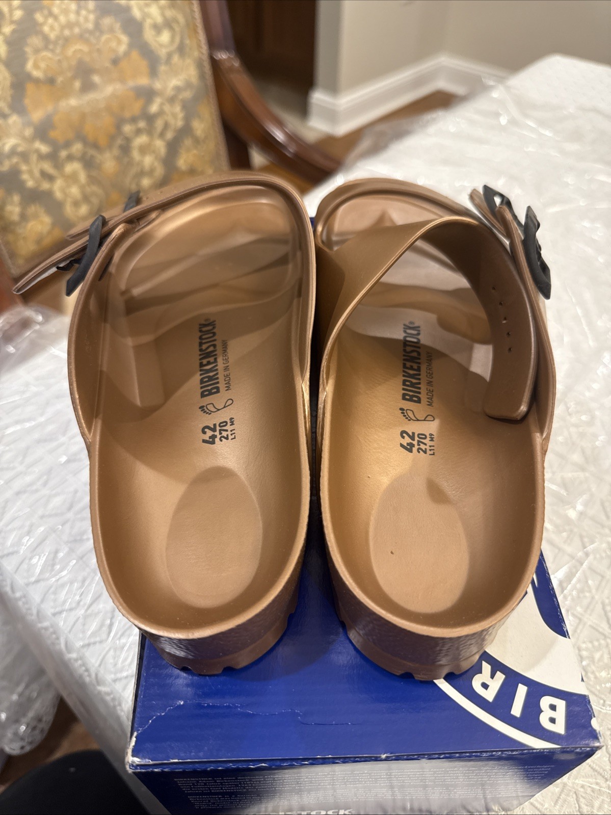 Birkenstock Arizona EVA Copper 42 Normal Fit 11w/ 9m