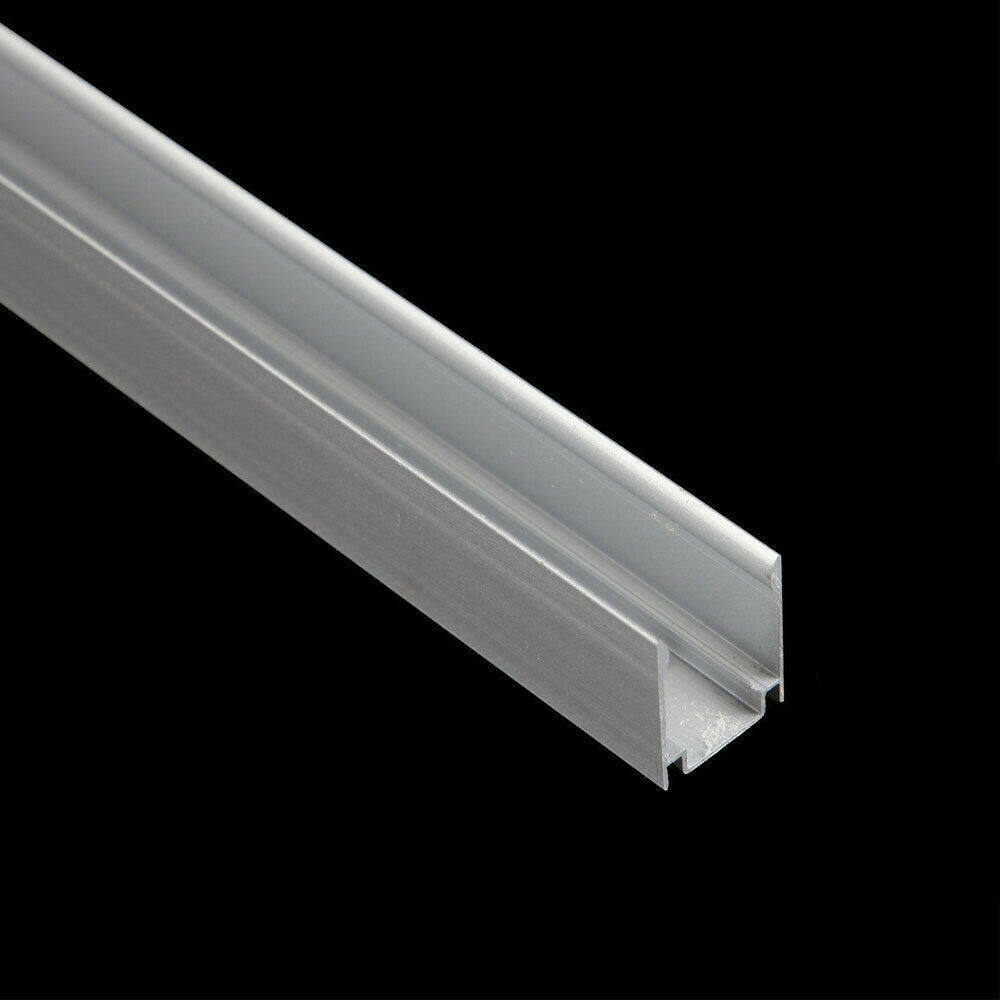 1m-2.5m Aluminum Clip Light Channel Mounting Bracket for 8x16mm Rope Lights