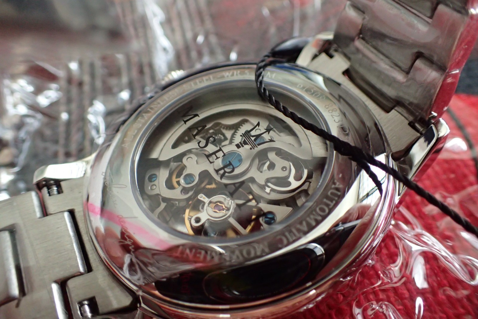 Maserati R8823125001 Men's Tradizione White Dial Automatic Watch unique box/tag