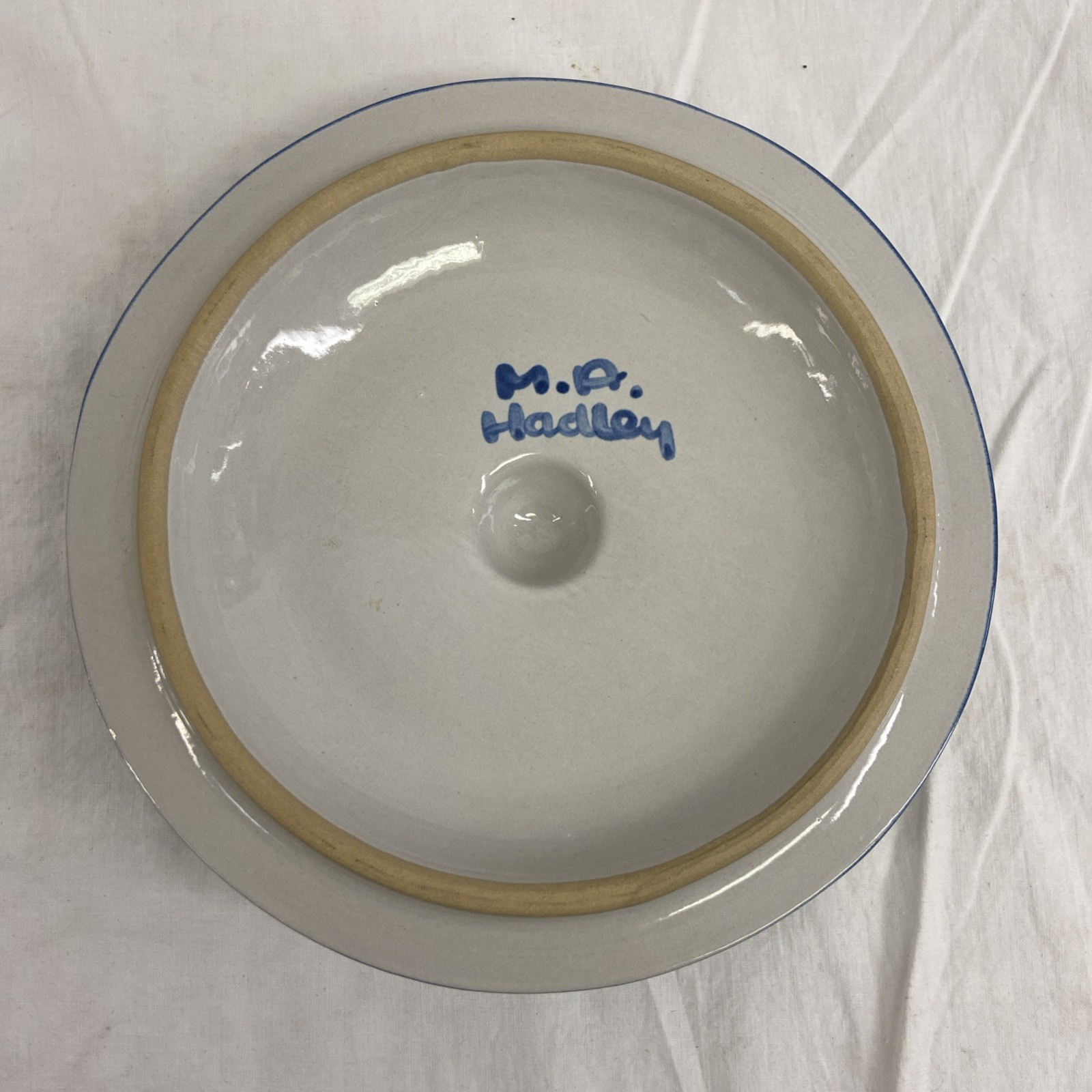 Vintage M.A. Hadley Replacement Lid 8.5"