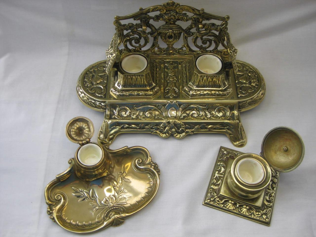 5 Black China Inkwell inserts Porcelain inkpot liners Choose Any 5 From 11 sizes