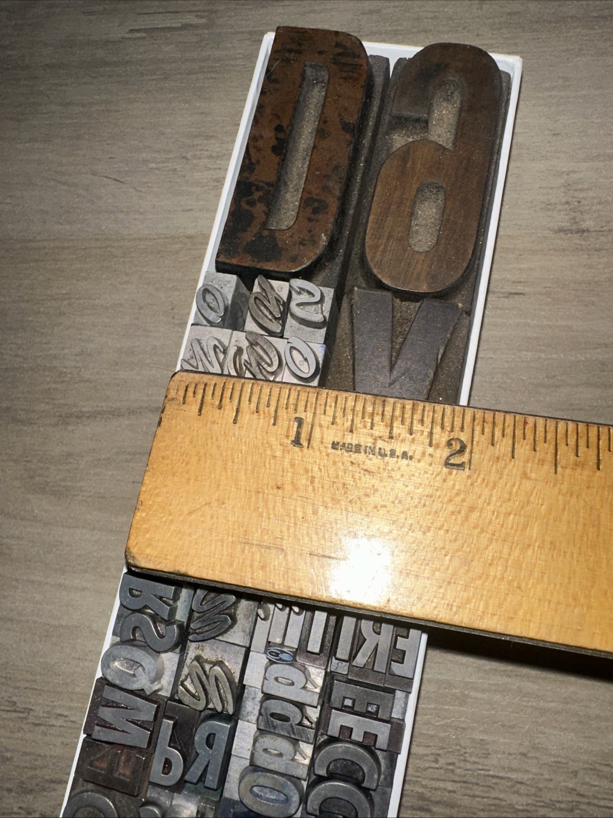 Printing Blocks “ Dingbats Variety “ Nice Collection Letterpress Letters Etc. 2