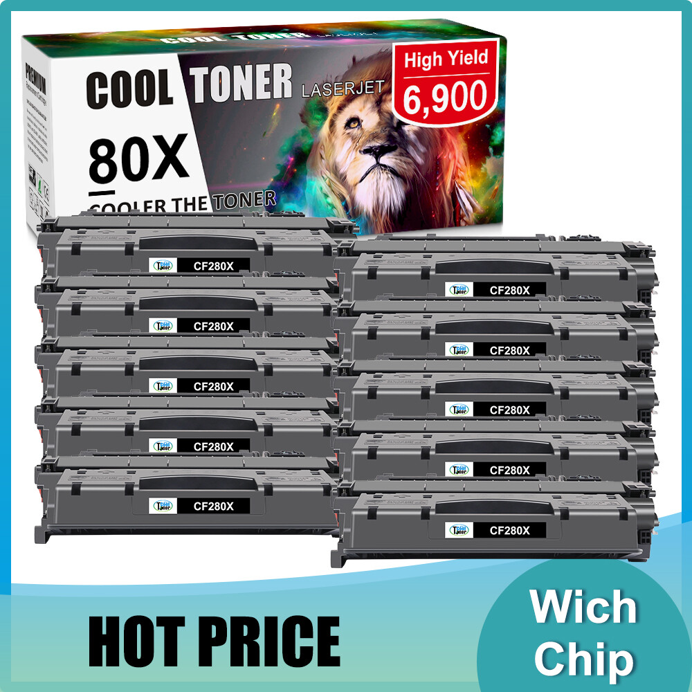 CF280A Toner For HP 80A CF280X 80X LaserJet Pro 400 M401n M401dn MFP M425dn LOT