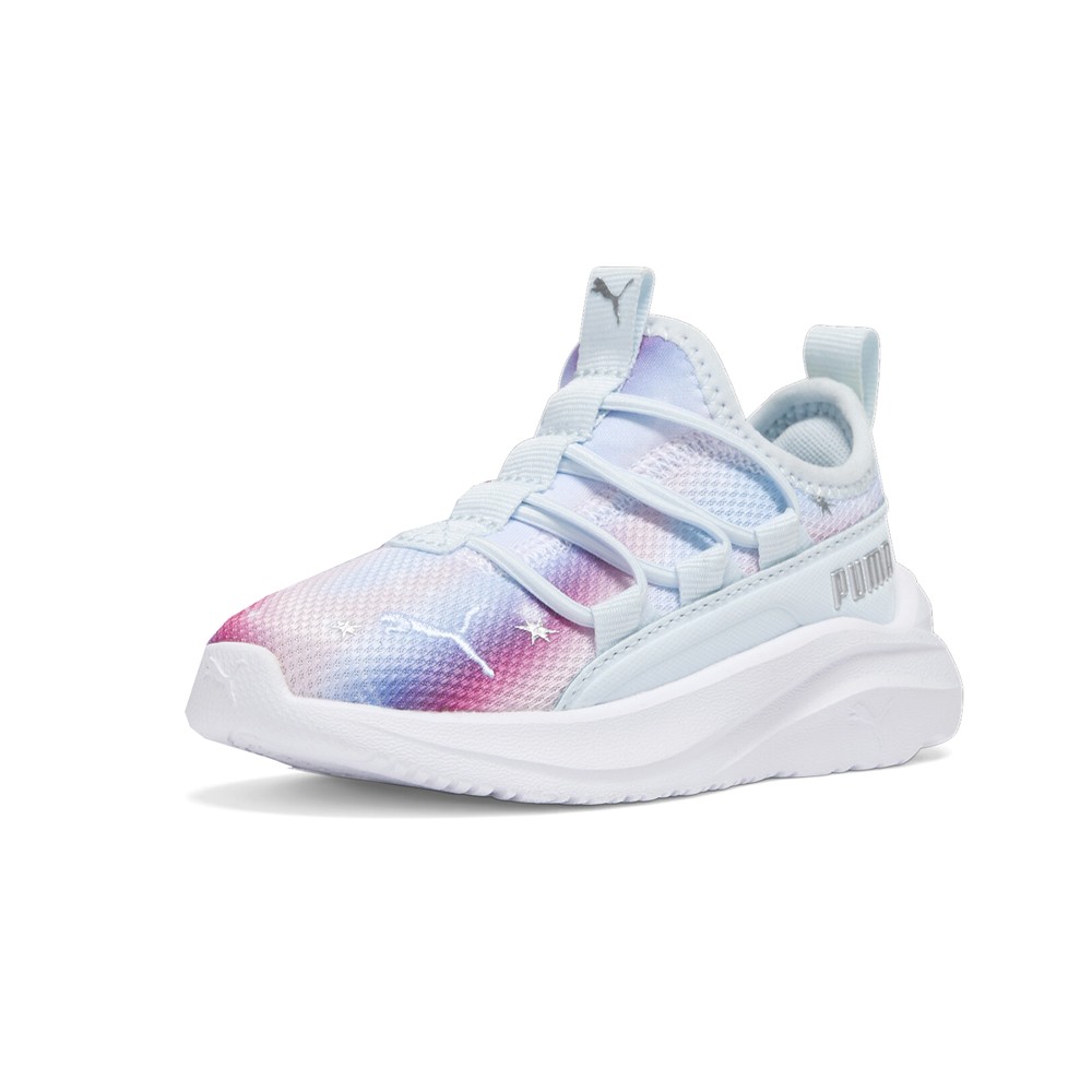 PUMA One4all Star Glow Slip On Toddler Girls Blue, Multi Sneakers Casual Shoes